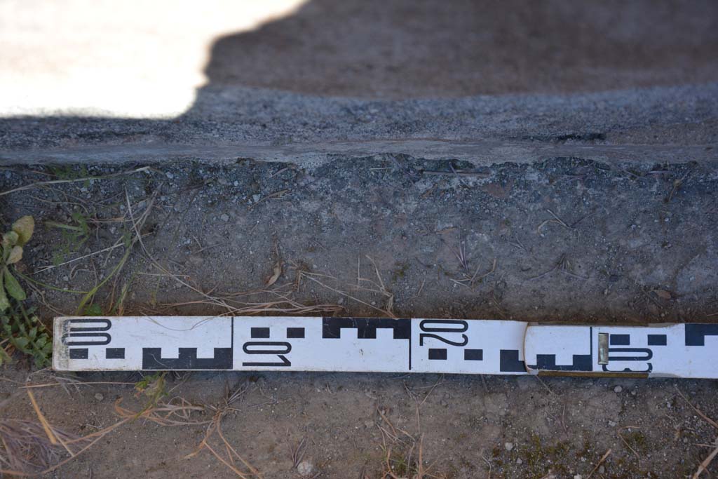 IX.5.6 Pompeii. May 2017. Room n, west (left) side of doorway/upper step. 
Foto Christian Beck, ERC Grant 681269 DÉCOR.