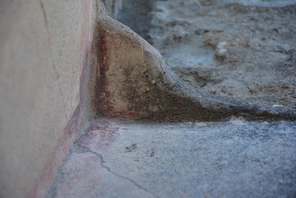 IX.5.6 Pompeii. May 2017. Room o, north-east corner, part of remaining ceiling. 
Foto Christian Beck, ERC Grant 681269 DÉCOR.