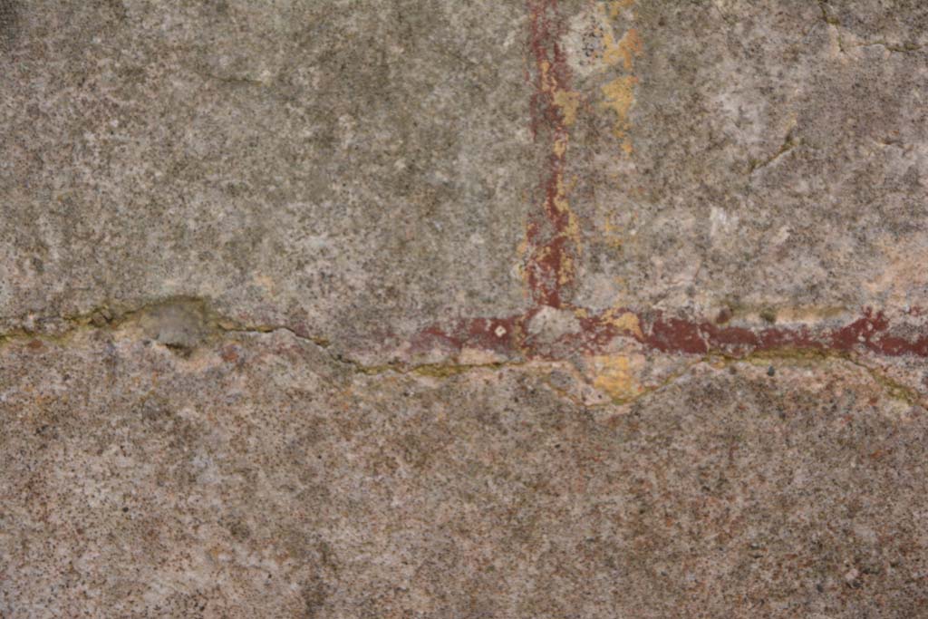 IX.5.6 Pompeii. May 2017. Room r, detail of central panel above zoccolo.
Foto Christian Beck, ERC Grant 681269 DÉCOR.