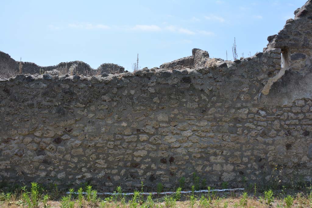 IX.5.6 Pompeii. May 2017. Room u, continuation of west wall northwards.  
Foto Christian Beck, ERC Grant 681269 DÉCOR.