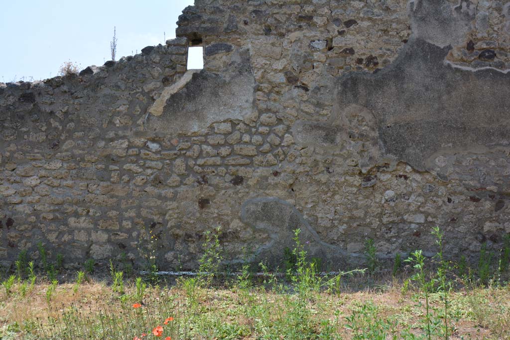 IX.5.6 Pompeii. May 2017. Room u, continuation of west wall further northwards.  
Foto Christian Beck, ERC Grant 681269 DÉCOR.