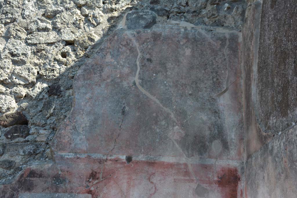 IX.5.6 Pompeii. May 2017. West ala d, upper south wall at west end.
Foto Christian Beck, ERC Grant 681269 DÉCOR.
