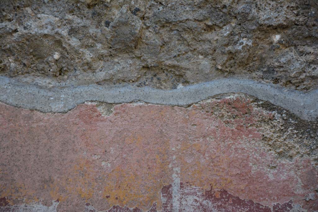 IX.5.6 Pompeii. May 2017. Room f, detail from north wall towards north-east corner. 
Foto Christian Beck, ERC Grant 681269 DÉCOR.