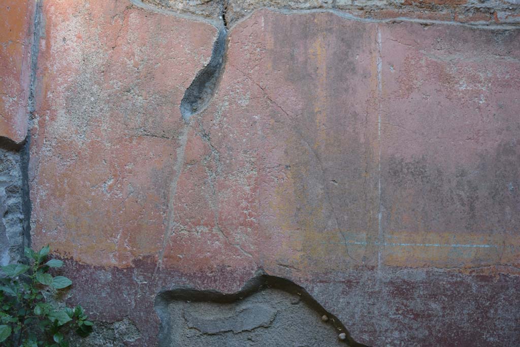 IX.5.6 Pompeii. May 2017. Room f, detail from lower south wall in south-east corner.
Foto Christian Beck, ERC Grant 681269 DÉCOR.