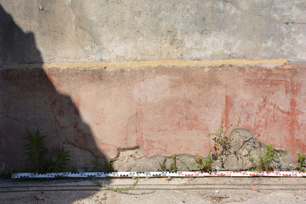 IX.5.6 Pompeii. May 2017. East ala e, continuation of zoccolo of east wall. 
Foto Christian Beck, ERC Grant 681269 DÉCOR.