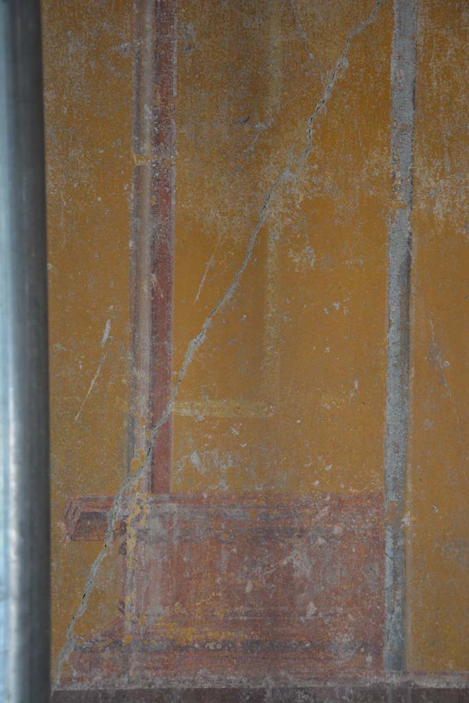 IX.5.6 Pompeii. May 2017. 
Room g, detail of painted decoration above zoccolo on north wall.
Foto Christian Beck, ERC Grant 681269 DÉCOR.