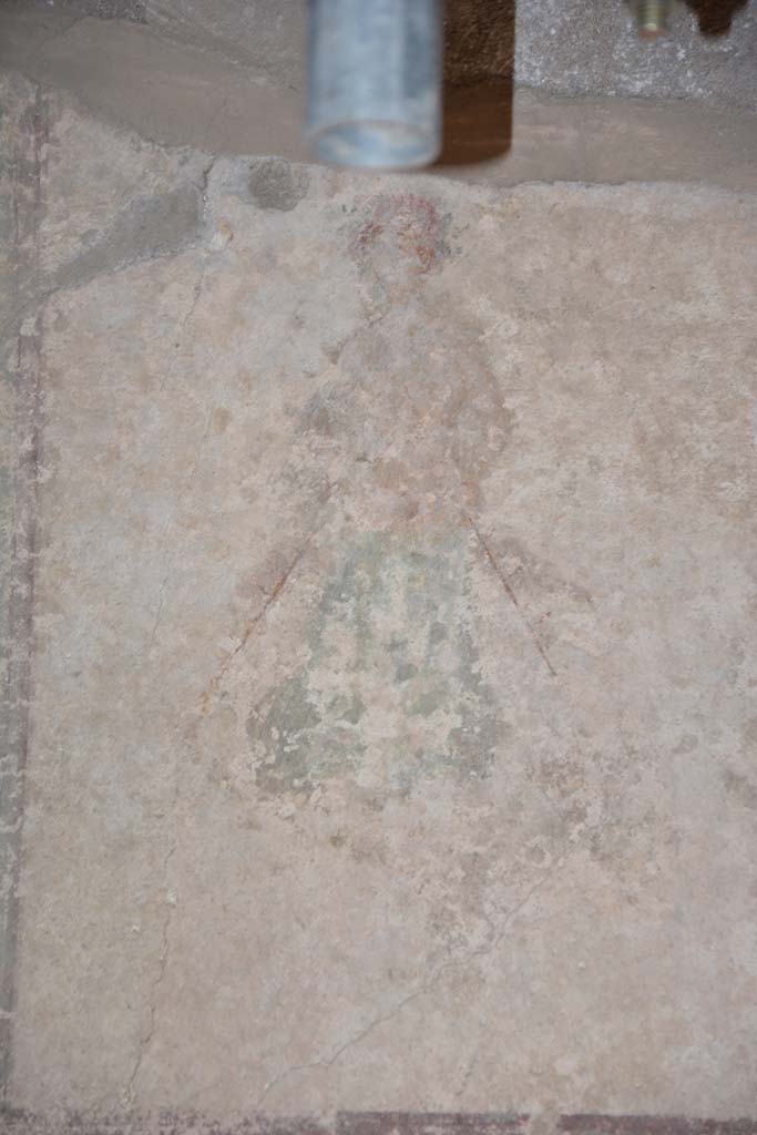 IX.5.6 Pompeii. May 2017. Room g, detail of painted figure from upper centre of east wall. 
Foto Christian Beck, ERC Grant 681269 DÉCOR.