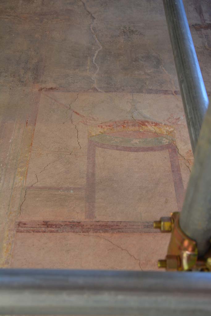 IX.5.6 Pompeii. May 2017. 
Room k, (west side), detail from upper north wall towards east end.  
Foto Christian Beck, ERC Grant 681269 DÉCOR.