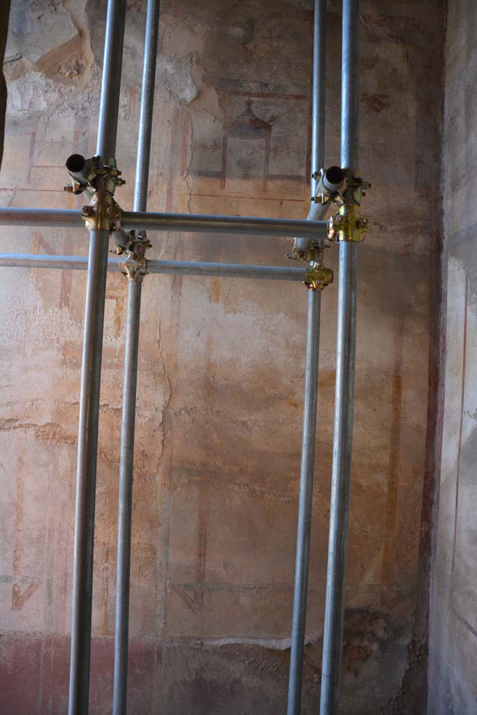 IX.5.6 Pompeii. May 2017. Room k, north wall of corridor at east end in north-east corner. 
Foto Christian Beck, ERC Grant 681269 DÉCOR.