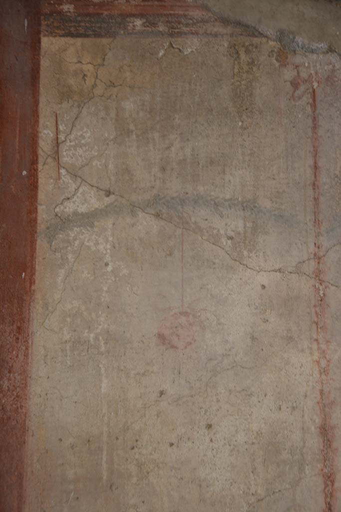 IX.5.6 Pompeii. May 2017. Room l (L), detail from panel at east end of south wall. 
Foto Christian Beck, ERC Grant 681269 DÉCOR.