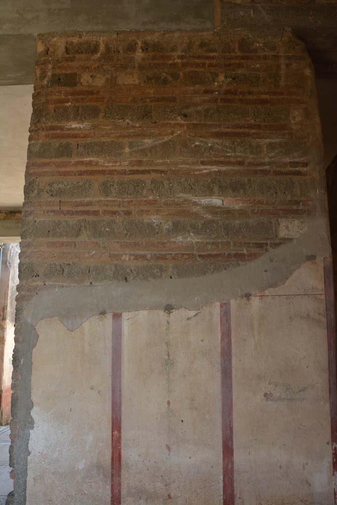 IX.5.6 Pompeii. May 2017. Room l (L), upper north wall at east end. 
Foto Christian Beck, ERC Grant 681269 DÉCOR.