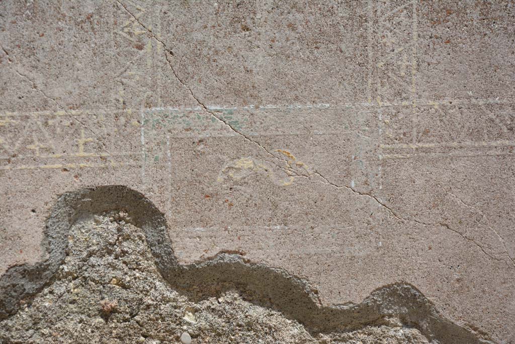 IX.5.6 Pompeii. May 2017. Room a, detail of painted decoration on east wall. 
Foto Christian Beck, ERC Grant 681269 DÉCOR.