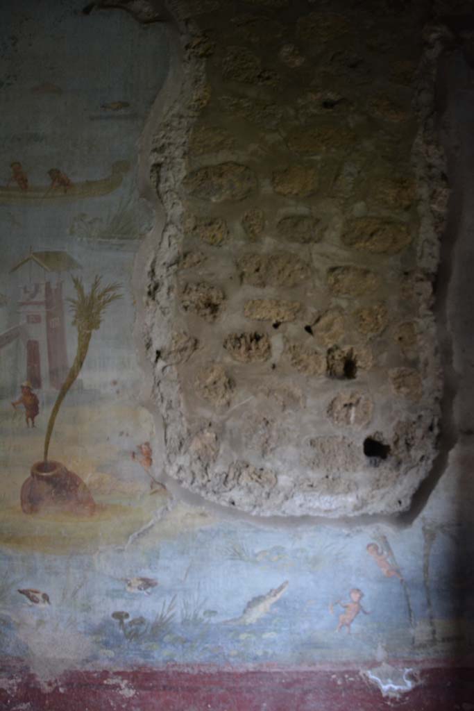 IX.5.9 Pompeii. March 2017. Room l (L), looking towards north wall at east end.
Foto Christian Beck, ERC Grant 681269 DÉCOR.