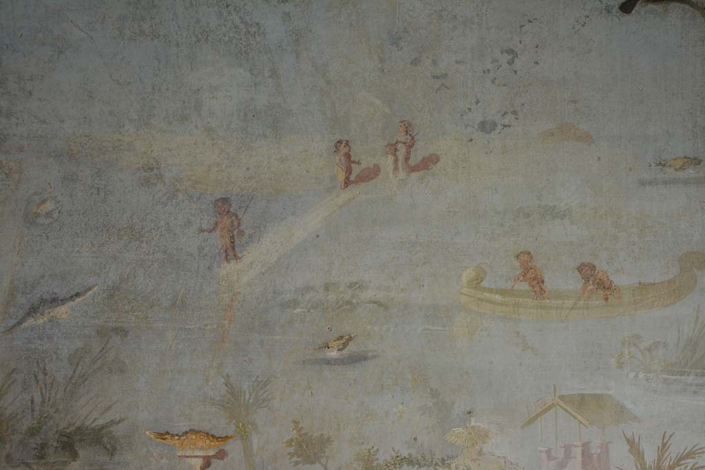 IX.5.9 Pompeii. May 2017. Room “l (L)”, upper north wall at west end.  
Foto Christian Beck, ERC Grant 681269 DÉCOR.