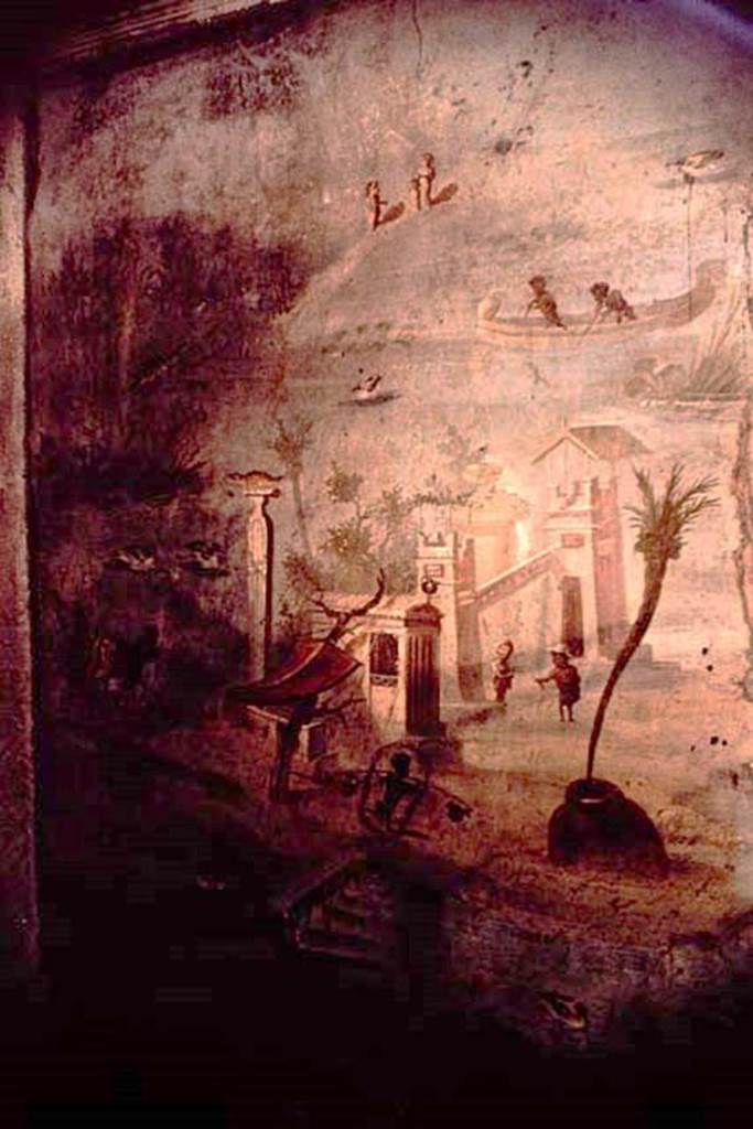 IX.5.9 Pompeii. 1964. Room 8, north wall at west end. Photo by Stanley A. Jashemski.
Source: The Wilhelmina and Stanley A. Jashemski archive in the University of Maryland Library, Special Collections (See collection page) and made available under the Creative Commons Attribution-Non Commercial License v.4. See Licence and use details.
J64f1286