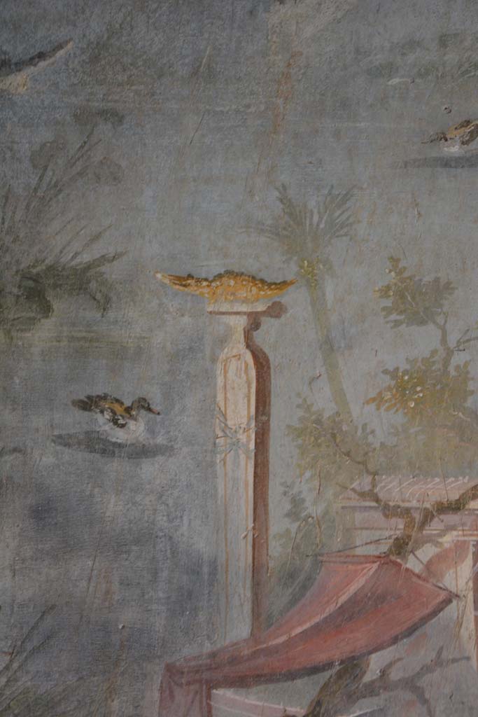 IX.5.9 Pompeii. March 2017. Room “l (L)”, detail from north wall at west end.
Foto Christian Beck, ERC Grant 681269 DÉCOR.