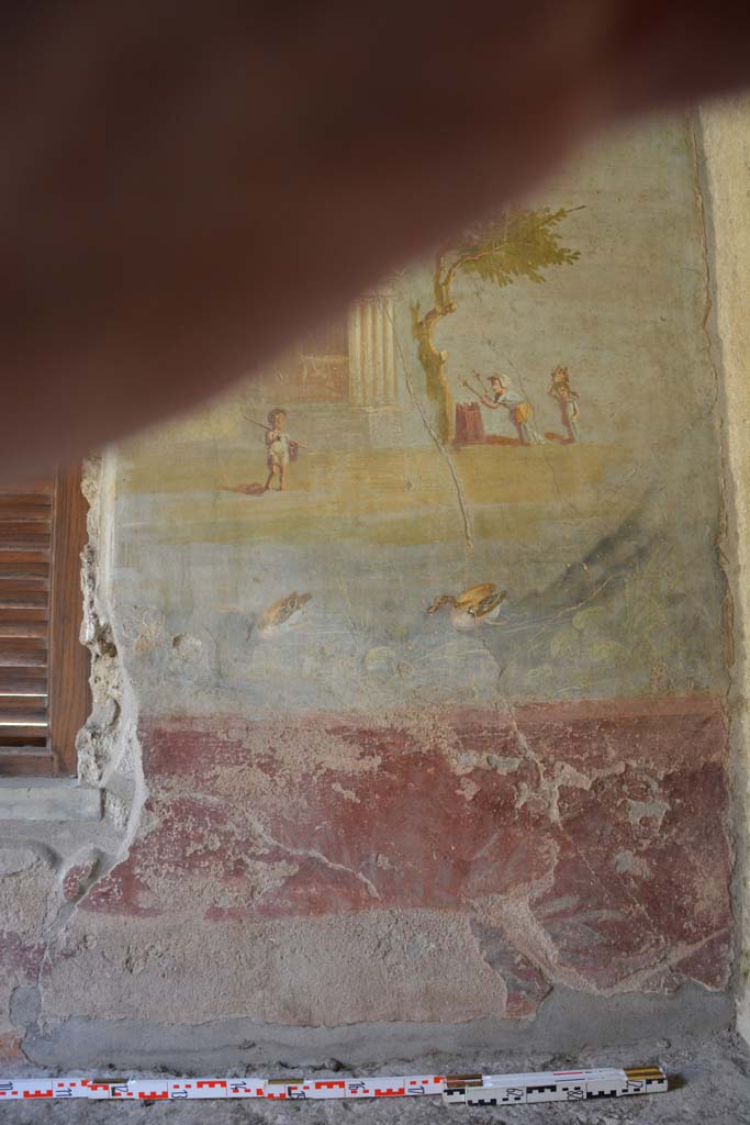 IX.5.9 Pompeii. May 2017. Room “l (L)”, south wall at west end.
Foto Christian Beck, ERC Grant 681269 DÉCOR.