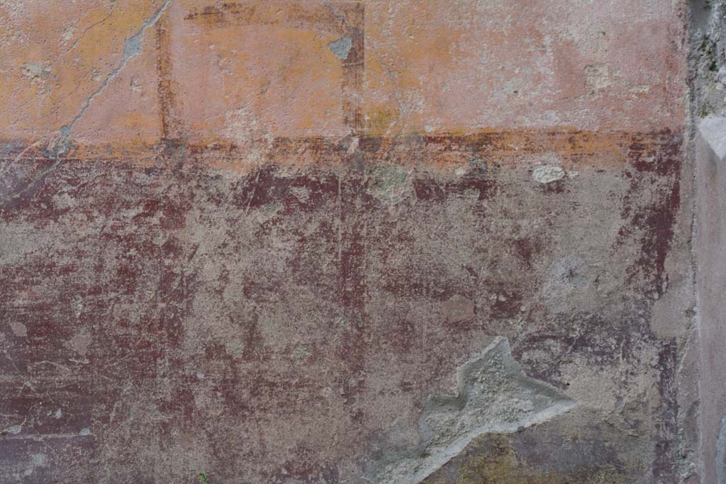 IX.5.9 Pompeii. March 2017. Room “d”, painted zoccolo at west end of south wall.
Foto Christian Beck, ERC Grant 681269 DÉCOR.
