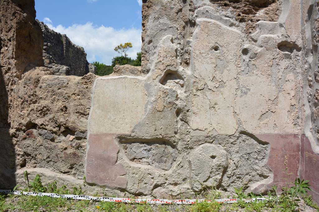 IX.5.9 Pompeii. May 2017. Room “f”, lower north wall. 
Foto Christian Beck, ERC Grant 681269 DÉCOR.
