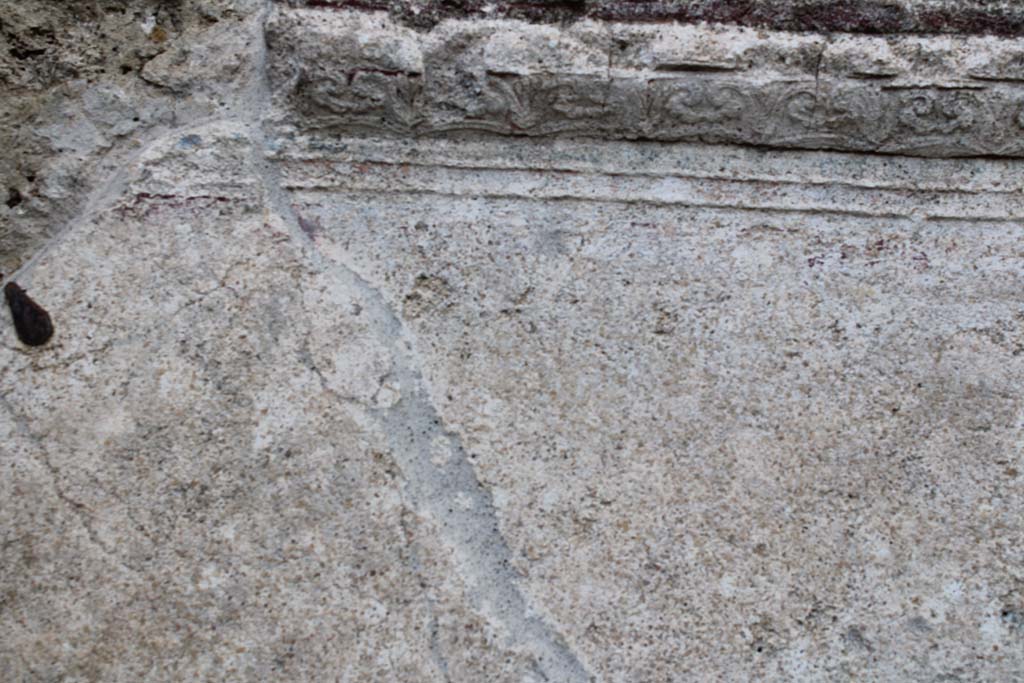 IX.5.9 Pompeii. May 2019. Room “f”, detail of stucco cornice. 
Foto Christian Beck, ERC Grant 681269 DÉCOR.