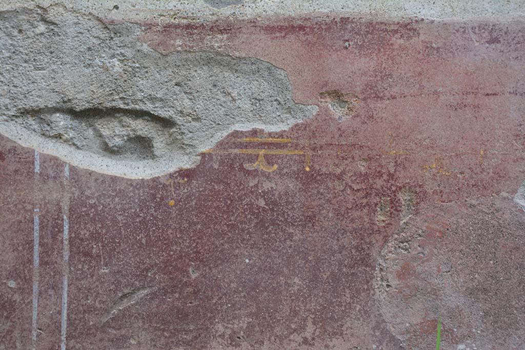 IX.5.9 Pompeii. March 2017. Room “f”, painted zoccolo on south wall.
Foto Christian Beck, ERC Grant 681269 DÉCOR.
