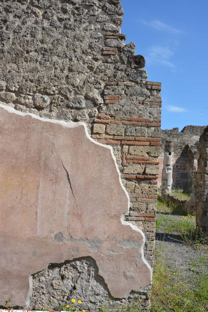 IX.5.9 Pompeii. May 2017. Room “g”, south wall at west end.
Foto Christian Beck, ERC Grant 681269 DÉCOR.