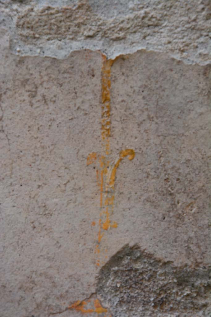 IX.5.9 Pompeii. March 2017. Room “h”, detail from remaining painted decoration on north wall.
Foto Christian Beck, ERC Grant 681269 DÉCOR.