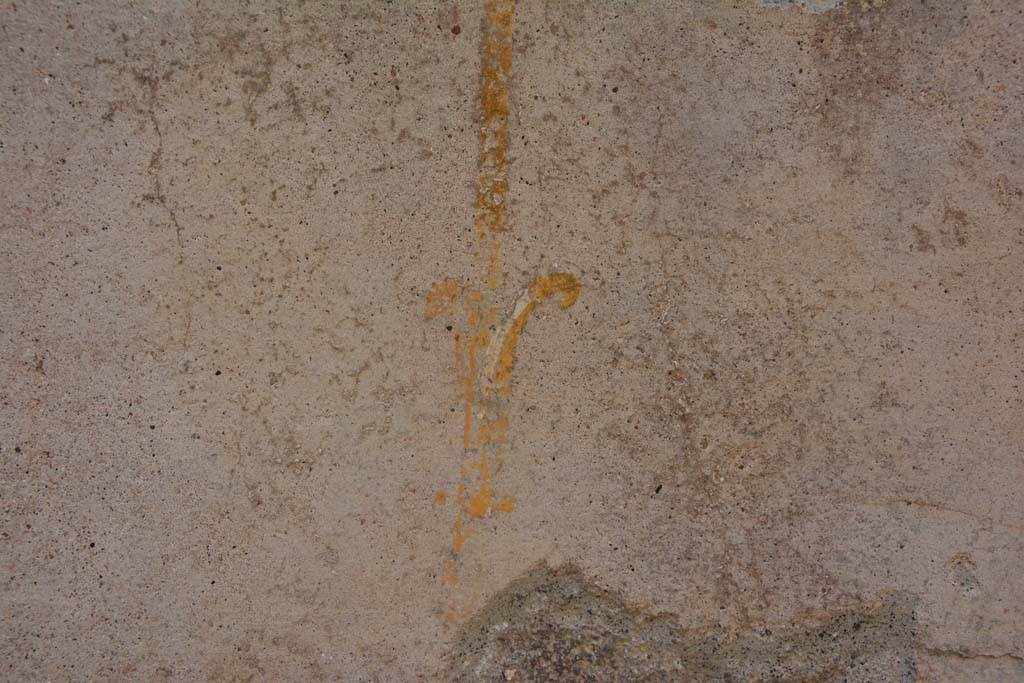 IX.5.9 Pompeii. May 2017. Room “h”, detail from remaining painted decoration on north wall.
Foto Christian Beck, ERC Grant 681269 DÉCOR.