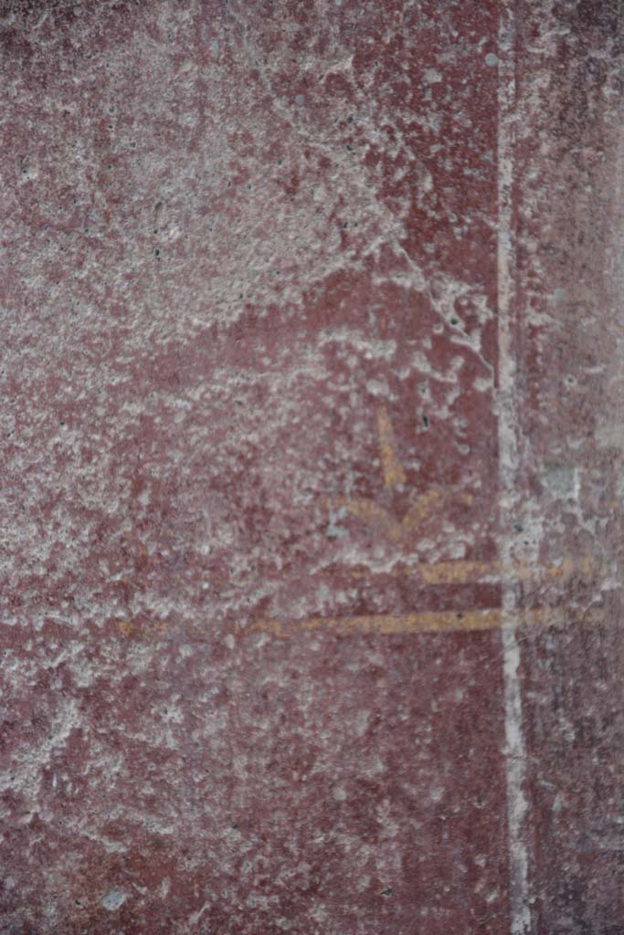 IX.5.9 Pompeii. March 2017. 
Room “i”, detail from lower west wall in north-west corner of north portico.
Foto Christian Beck, ERC Grant 681269 DÉCOR.