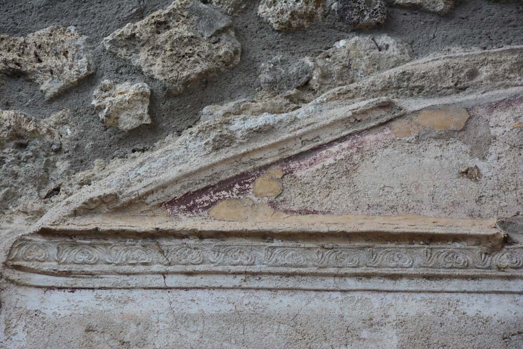 IX.5.11 Pompeii. May 2017. Room k, detail of stucco frieze from upper west wall.
Foto Christian Beck, ERC Grant 681269 DÉCOR.