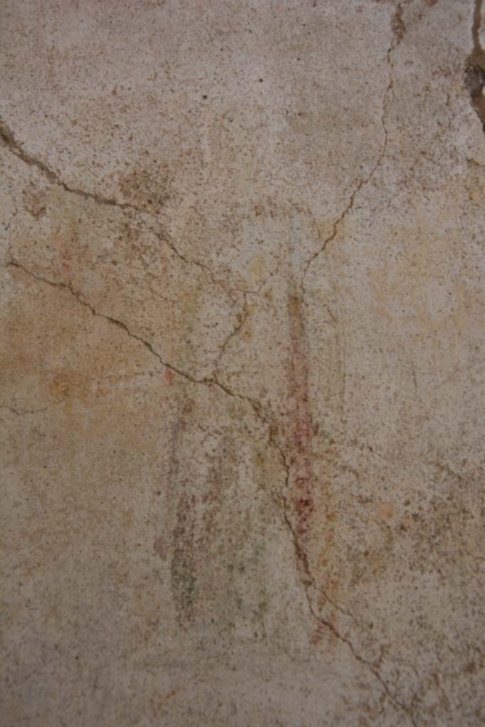 IX.5.11 Pompeii. March 2017. 
Room k, centre of panel at south end of west wall showing the faded figure of Melpomene. 
Foto Christian Beck, ERC Grant 681269 DÉCOR.