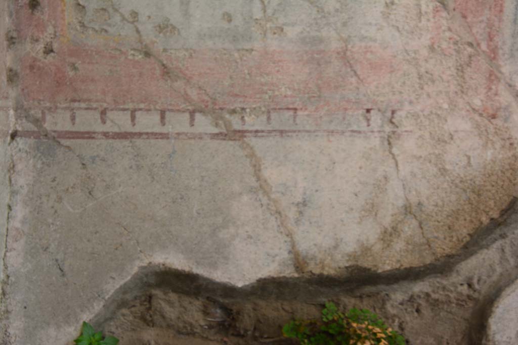 IX.5.11 Pompeii. March 2017. Room k, lower zoccolo on south end of west wall.  
Foto Christian Beck, ERC Grant 681269 DÉCOR.