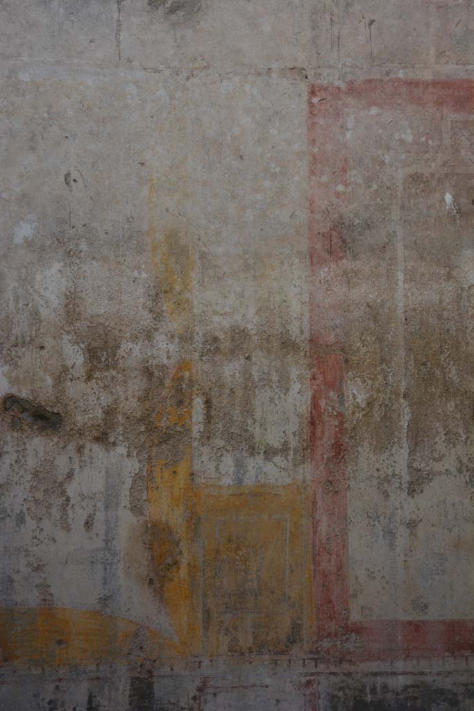 IX.5.11 Pompeii. May 2017. Room k, detail of panel on north side of central panel on west wall.
Foto Christian Beck, ERC Grant 681269 DÉCOR.