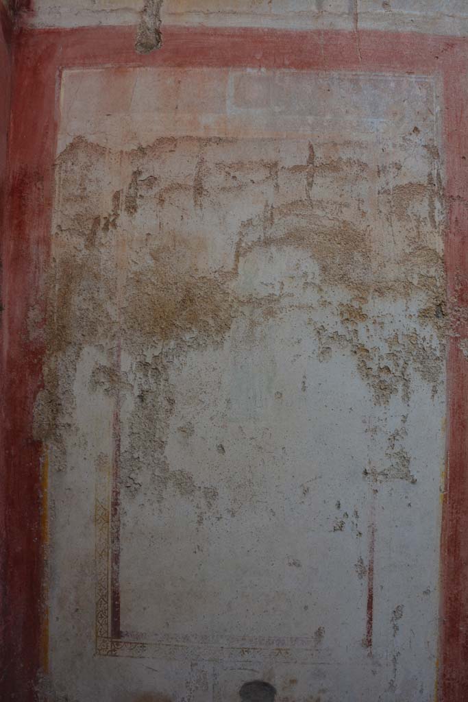 IX.5.11 Pompeii. March 2017. 
Room k, panel at west end of north wall with faded figure in centre. 
Foto Christian Beck, ERC Grant 681269 DÉCOR.