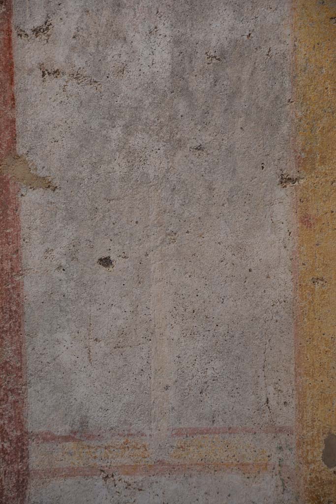 IX.5.11 Pompeii. May 2017. 
Room f, detail of compartment on east side of yellow central panel.
Foto Christian Beck, ERC Grant 681269 DÉCOR.