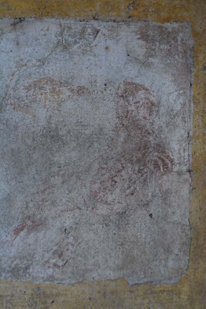 IX.5.11 Pompeii. March 2017. 
Room f, detail from west (right side) of central painting of Ganymede and the eagle from south wall.
Foto Christian Beck, ERC Grant 681269 DÉCOR.