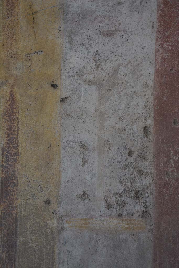 IX.5.11 Pompeii. May 2017. 
Room f, remaining architectural view from compartment on west side of central painting on south wall.
Foto Christian Beck, ERC Grant 681269 DÉCOR.