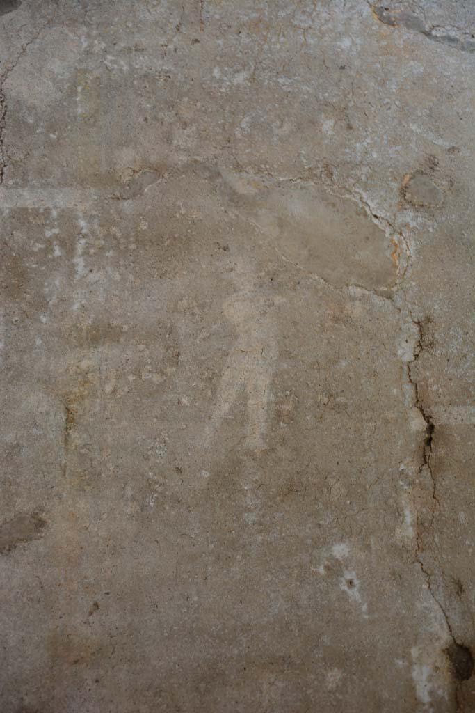 IX.5.11 Pompeii. March 2017. Room f, detail of flying cupid from upper north wall at west end.
Foto Christian Beck, ERC Grant 681269 DÉCOR.