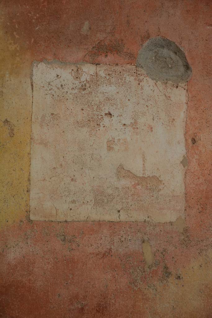 IX.5.11 Pompeii. May 2017. Room f, detail of central painting on north wall.
Foto Christian Beck, ERC Grant 681269 DÉCOR.