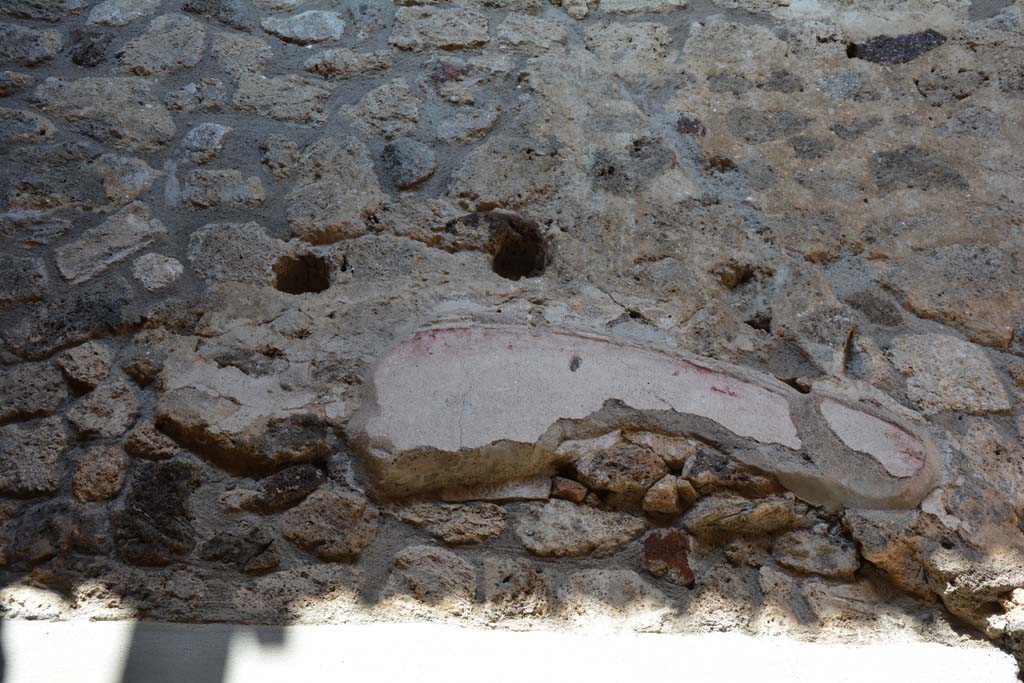 IX.5.11 Pompeii. May 2017. Room f, detail of remains of vaulted upper east wall.
Foto Christian Beck, ERC Grant 681269 DÉCOR.