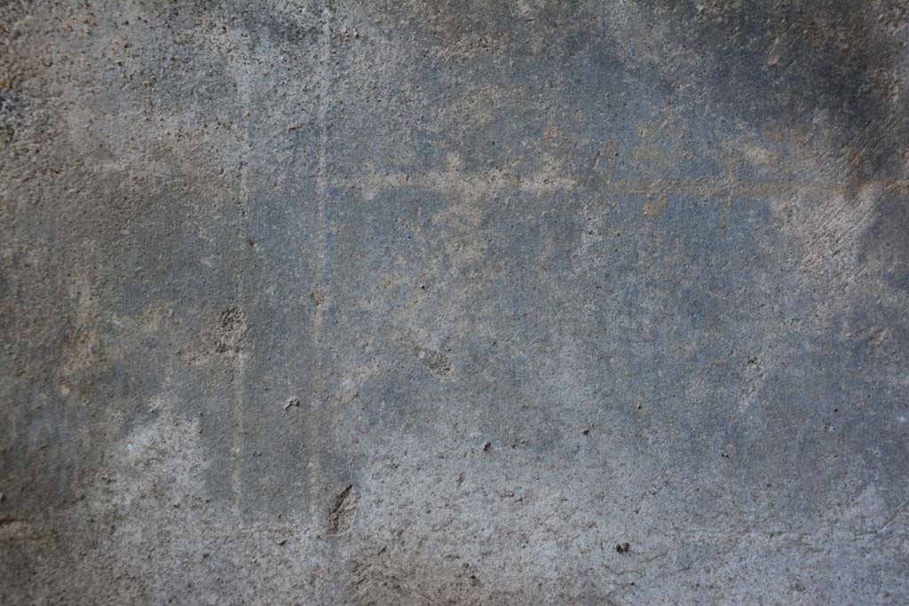 IX.5.11 Pompeii. March 2017. Room e, detail of painted decoration on west side of zoccolo on lower south wall.  
Foto Christian Beck, ERC Grant 681269 DÉCOR.