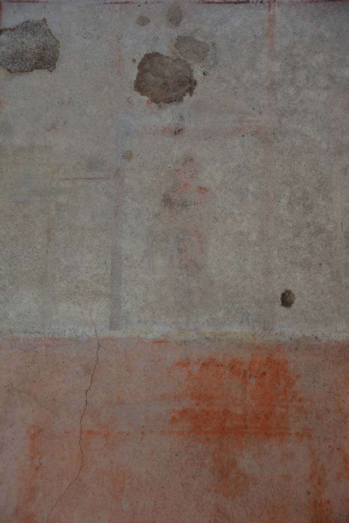IX.5.11 Pompeii. May 2017. Room e, detail of masculine figure from upper south wall. 
Foto Christian Beck, ERC Grant 681269 DÉCOR.