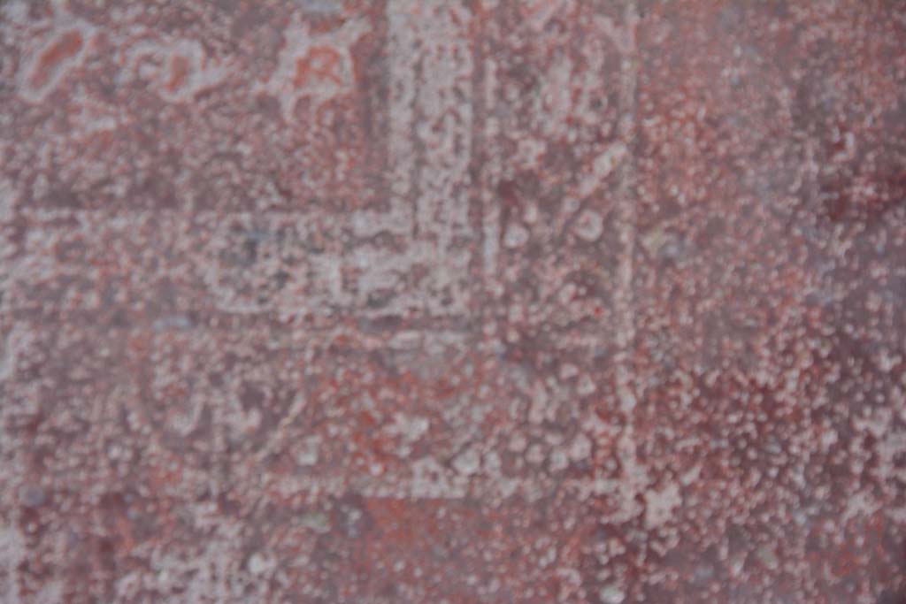 IX.5.11 Pompeii. March 2017. Room e, detail of painted border edging from panel at east end of south wall.  
Foto Christian Beck, ERC Grant 681269 DÉCOR.