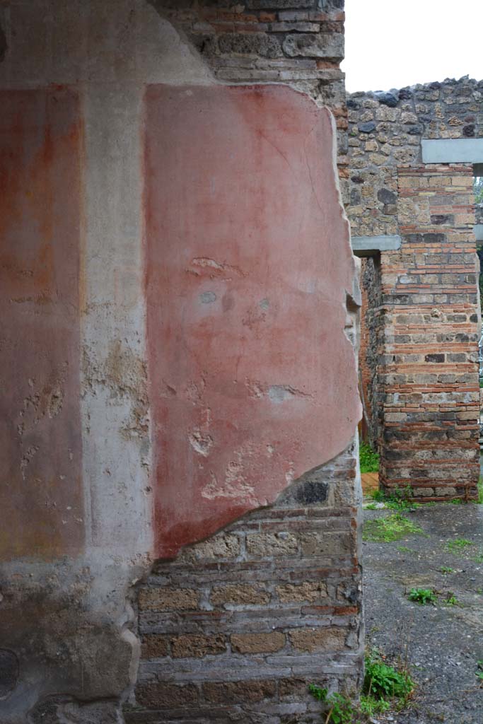 IX.5.11 Pompeii. March 2017. Room e, detail from panel at east end of north wall.   
Foto Christian Beck, ERC Grant 681269 DÉCOR.