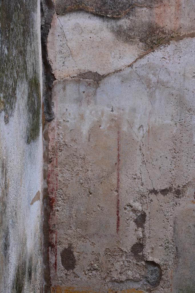 IX.5.11 Pompeii. March 2017. Room d, detail from north wall at west end.
Foto Christian Beck, ERC Grant 681269 DÉCOR.