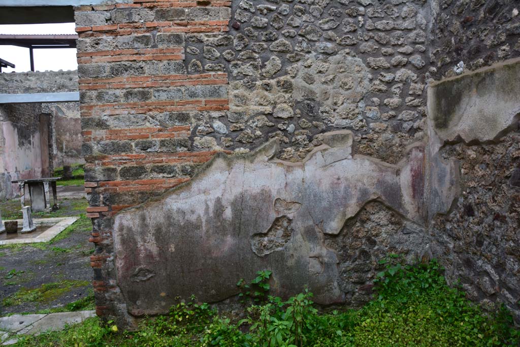 IX.5.11 Pompeii. March 2017. Room c, looking towards lower south wall and south-west corner.    
Foto Christian Beck, ERC Grant 681269 DÉCOR