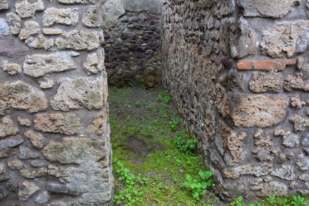 IX.5.11 Pompeii. March 2017. Room q, looking west through lower doorway.
Foto Christian Beck, ERC Grant 681269 DÉCOR.