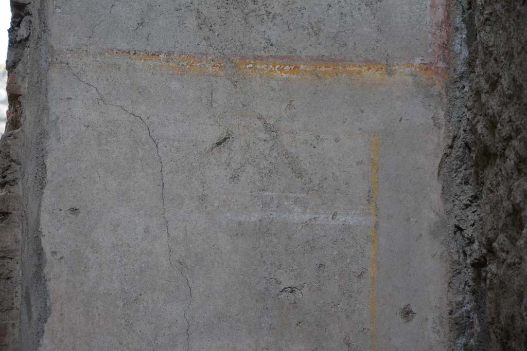 IX.5.11 Pompeii. March 2017. Room g, painted decoration from west wall in north-west corner.
Foto Christian Beck, ERC Grant 681269 DÉCOR.