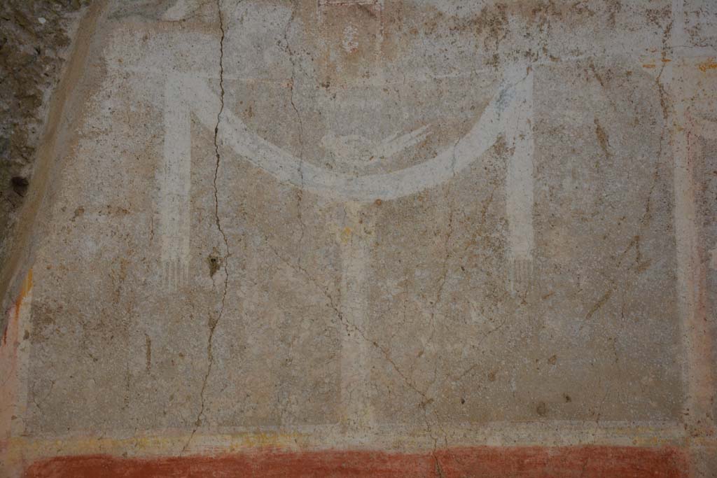 IX.5.11 Pompeii. May 2017. Room g, detail from upper north wall above central panel.
Foto Christian Beck, ERC Grant 681269 DÉCOR.