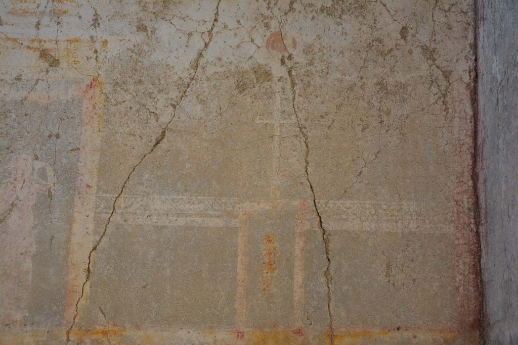 IX.5.11 Pompeii. May 2017. Room g, detail from upper north wall in north-east corner.
Foto Christian Beck, ERC Grant 681269 DÉCOR.